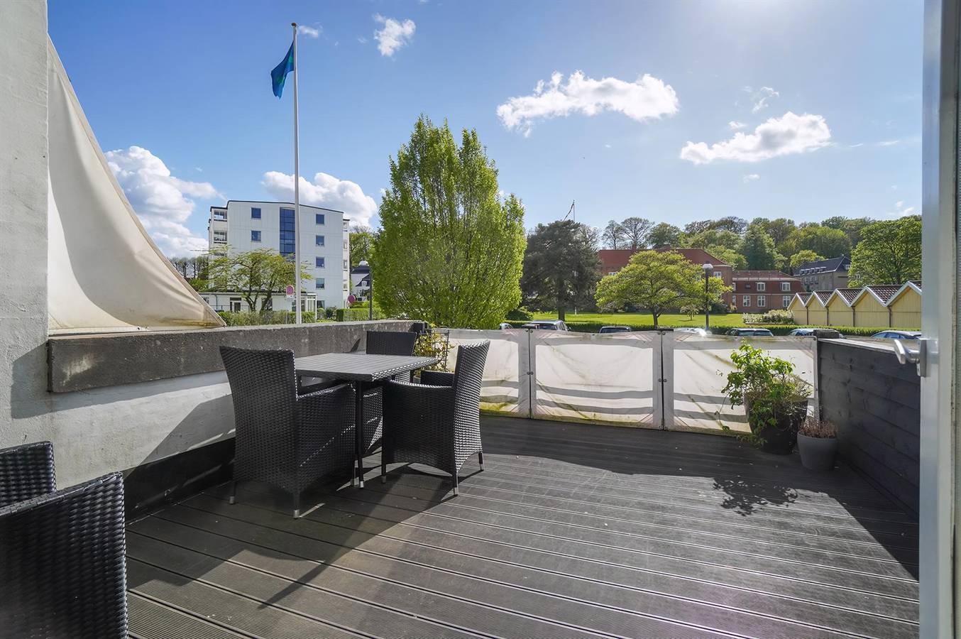 Hel lägenhet, Lägenhet för 2 Personer med terass in Helsingör, Hovedstaden