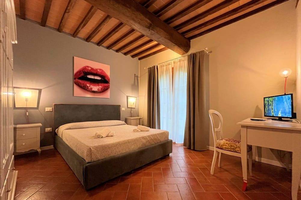 Borgo Stille Urlaub Unterkunft Villa Ludovica 4 km von Lajatico in Lajatico, Pisa Provinz