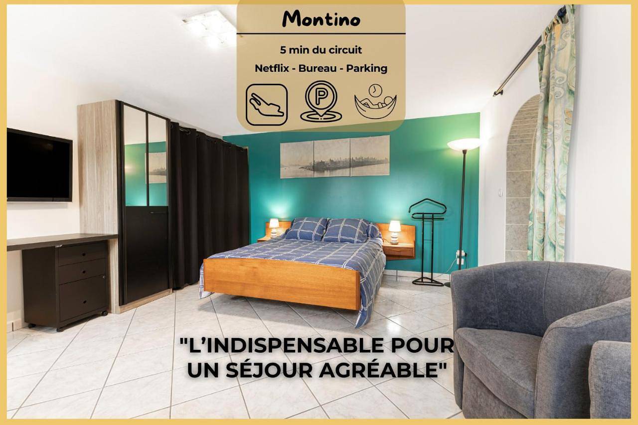 Appartement entier, Montino - Studio 5 min du circuit - Parking - Wifi in Mulsanne, Sarthe