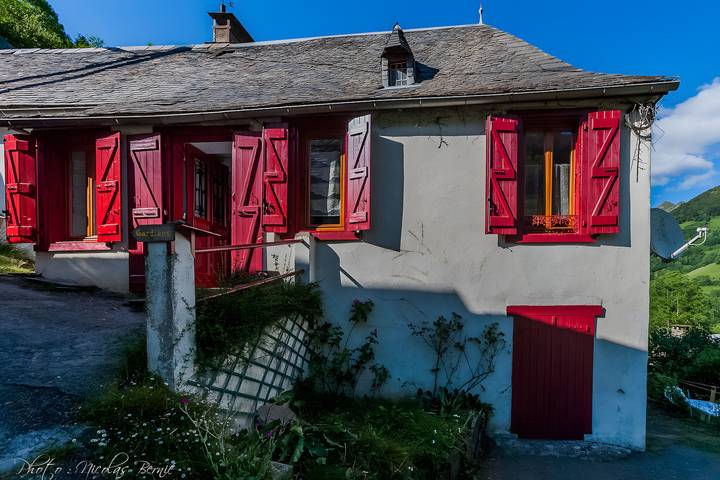 Maison de vacances pour 6 personnes, avec jardin à Sentein
