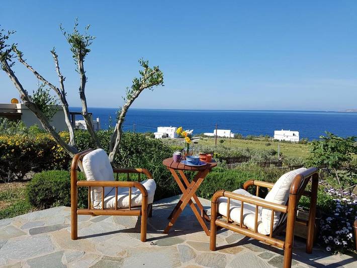 Location de vacances pour 4 personnes, avec vue et jardin, animaux acceptés dans Carystos - 3