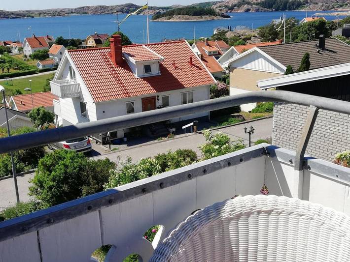 Ferienwohnung für 4 Personen, mit Balkon und Terrasse sowie Garten und Ausblick in Fjällbacka - 3