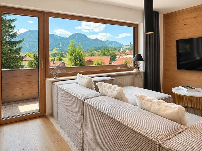 Hütte für 4 Personen, mit Balkon in Ruhpolding