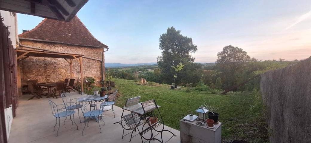 Appartement de vacances pour 2 personnes, avec Terrasse ainsi que Jardin et Vue
