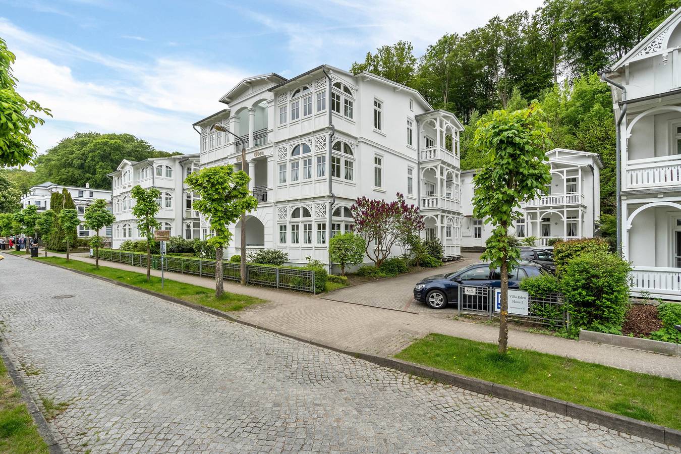 Ganze Wohnung, "Jenseits von Eden“ in der Villa Eden, 2 Zimmer Apartment mit Balkon in Strandnähe in Ostseebad Binz, Binz