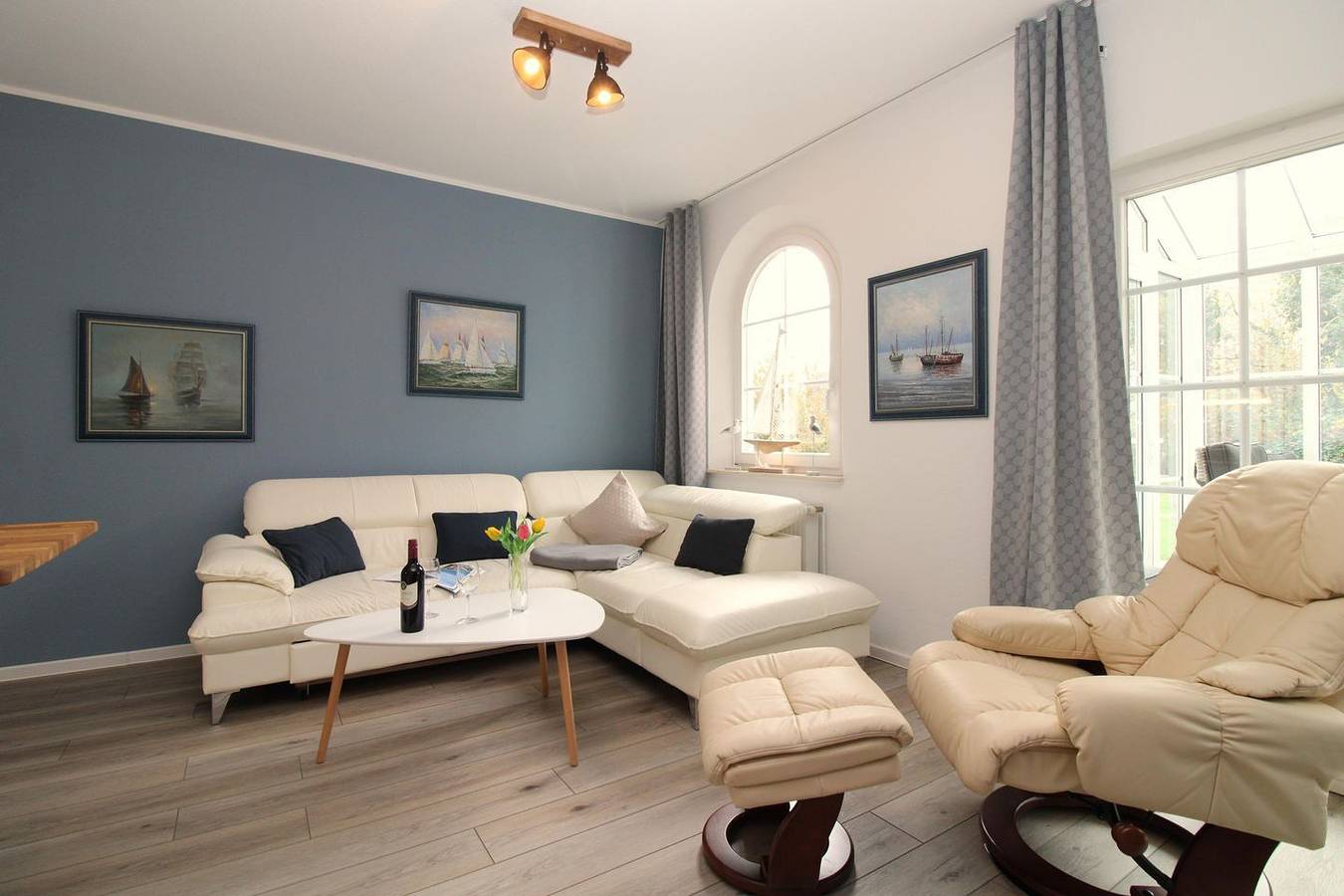 Ganze Wohnung, Res. Wischuer We 15: moderne und geräumige 2-Zimmer-Fewo mit Wintergarten in Wischuer, Biendorf
