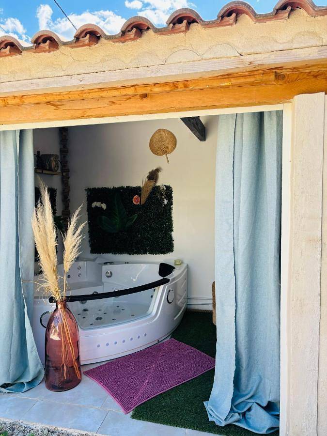 Location de vacances pour 5 personnes, avec bassin pour enfant et jacuzzi ainsi que piscine et jardin à Villes-sur-Auzon - 4