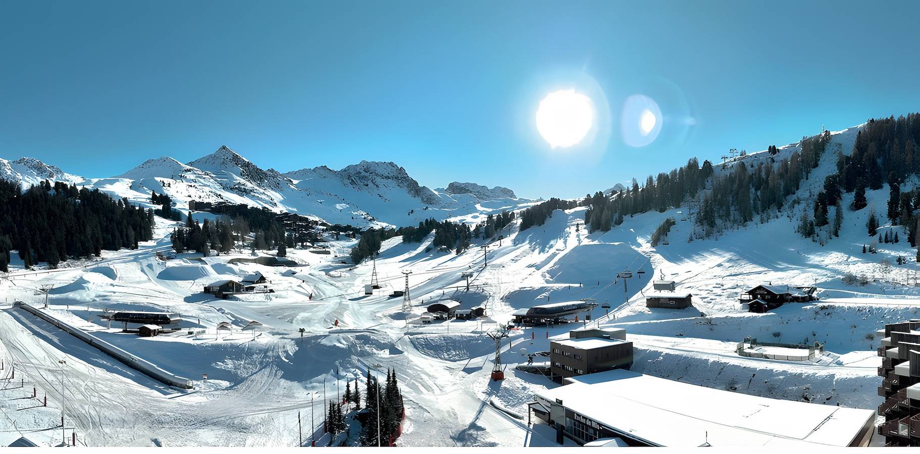 Apartamento entero, Apartamento «Lesetoilesdelaplagne Le Bellecote» con vistas a la montaña y balcón in La Plagne, La Plagne-Tarentaise