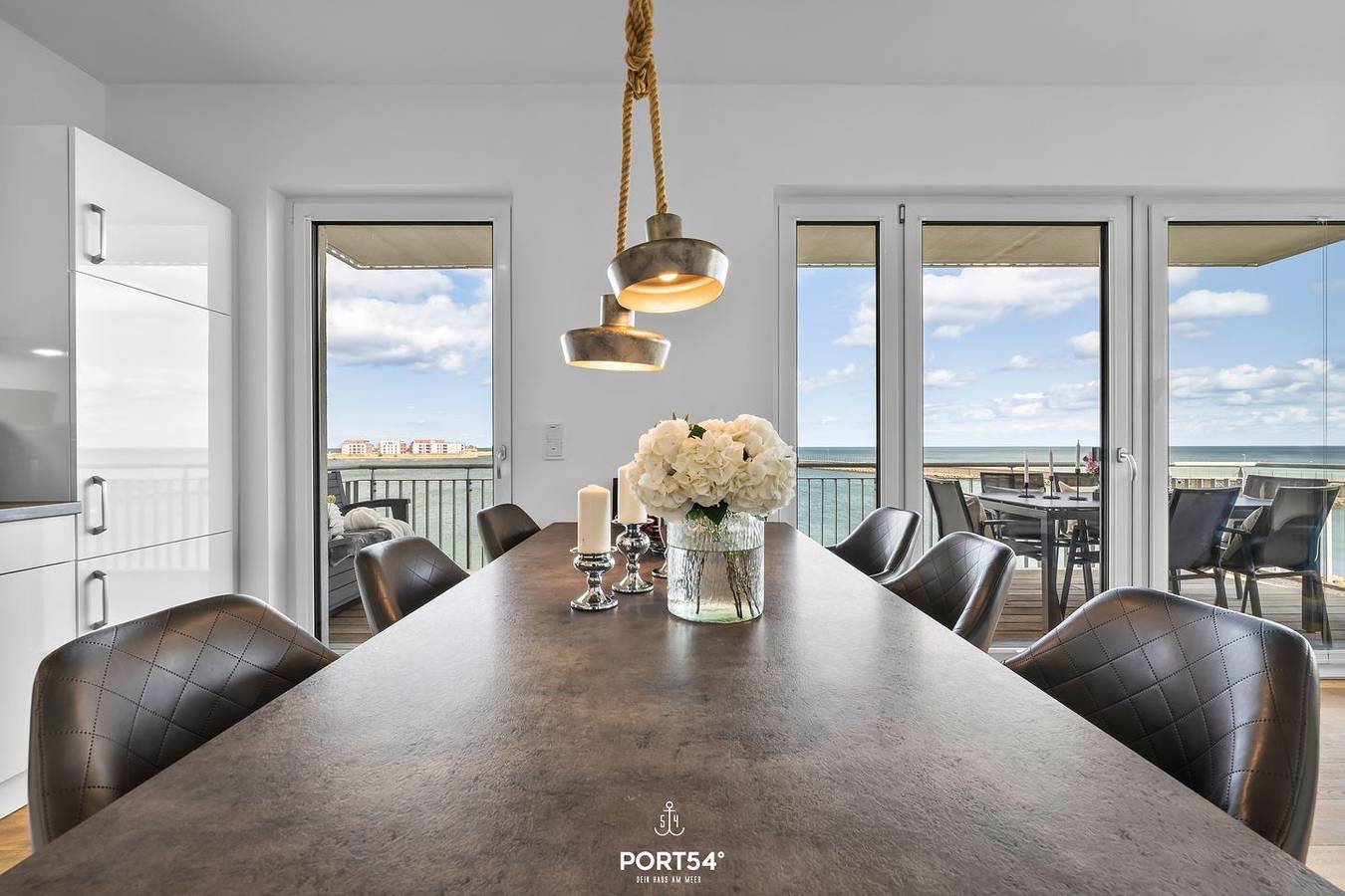 Ganze Wohnung, Seascape - Meerblick, Balkon, Grill, Boxspringbetten, ebenerdige Dusche, Kamin in Olpenitz, Kappeln