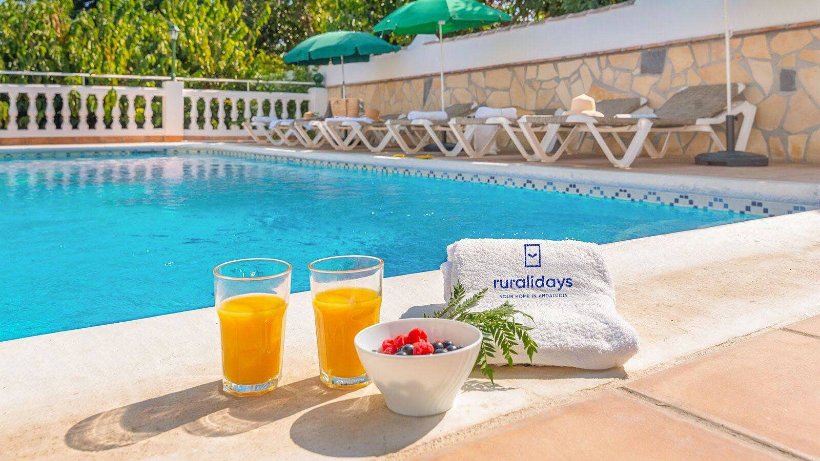 Villa Cañadu Nerja by Ruralidays in Rio Chillar, Frigiliana