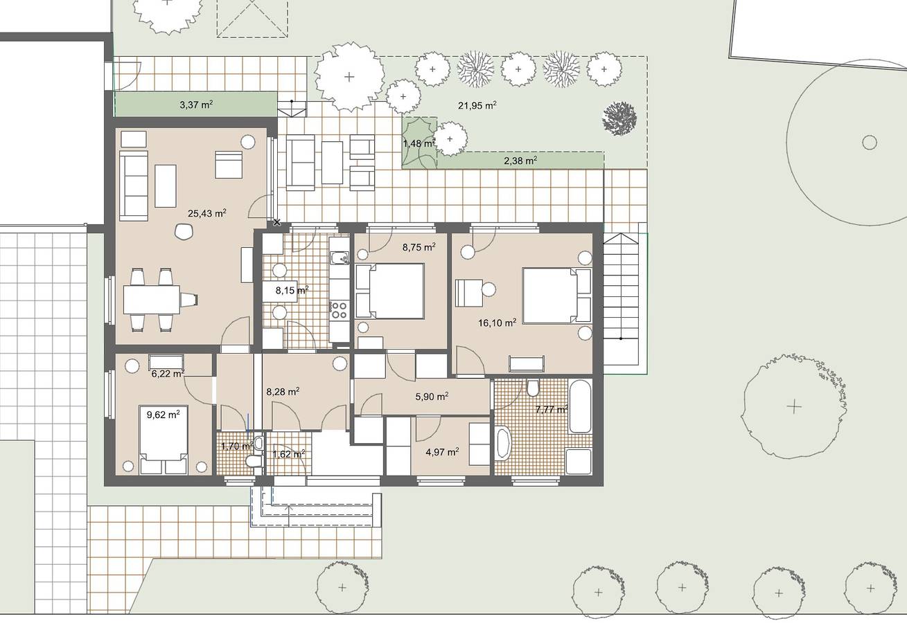 Ferienhaus 'Haus Am Reithagen' mit privater Terrasse, privatem Garten und Wlan in Hofgeismar, Hessisches Bergland