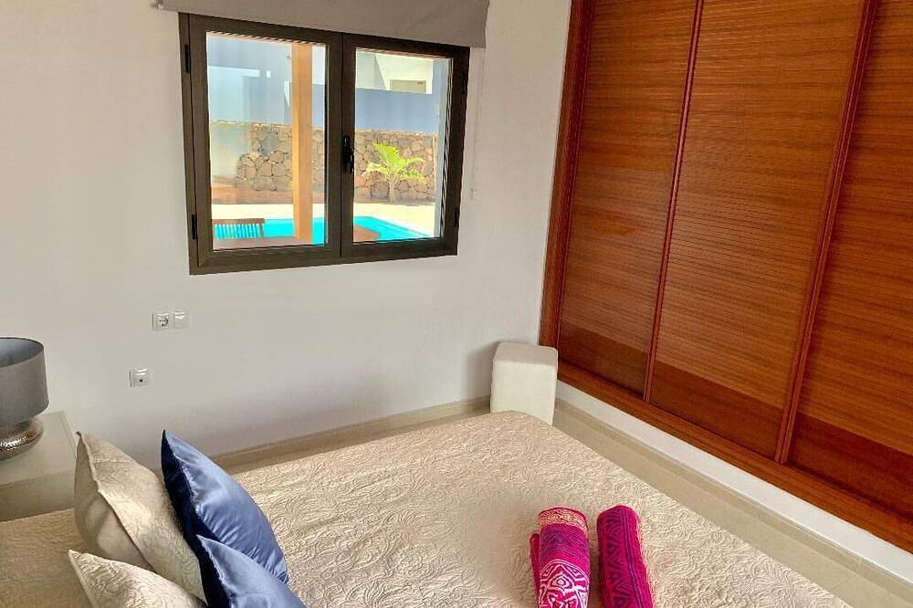 Entspannen Sie in einer stilvollen Villa mit beheiztem Pool und toller Aussicht in Tindaya, La Oliva