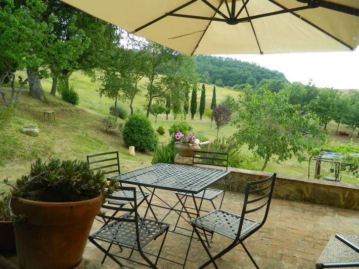 Ferienwohnung für 4 Personen, mit Balkon und Terrasse sowie Garten in Campiglia d'Orcia