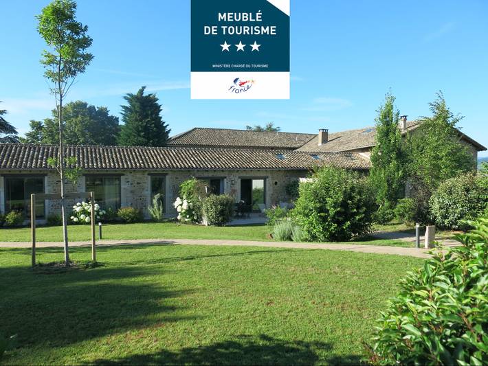 Gîte pour 8 personnes, avec terrasse et jardin