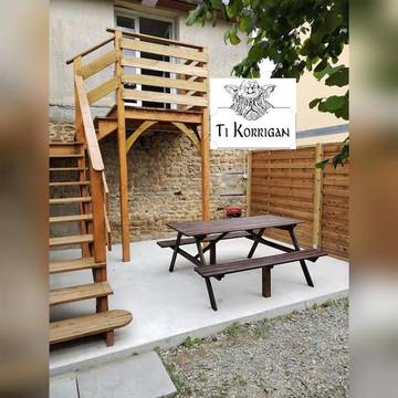 Location de vacances pour 4 personnes, avec jardin et terrasse, animaux acceptés à Saint-Broladre