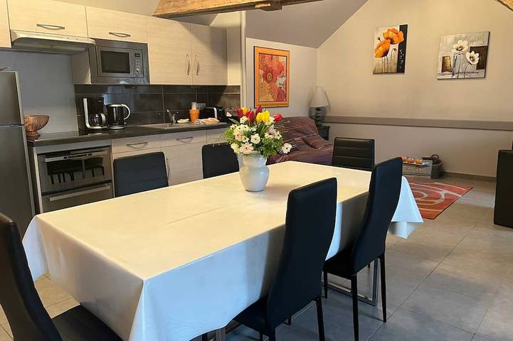 Appartement de vacances pour 4 personnes, avec sauna ainsi que jacuzzi et jardin, animaux acceptés