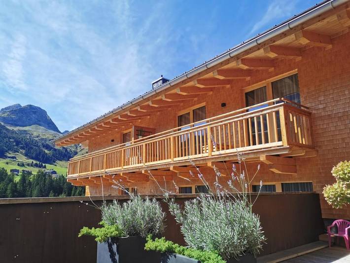 Apartament wakacyjny dla 4 osób, z ogród i widok w Dolina Lechtal