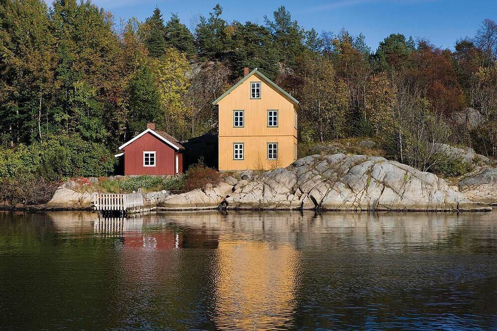 Wunderschönes Haus in Sætre mit Meerblick in Hurum
