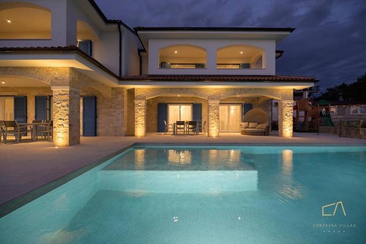 BnB für 6 Personen, mit Pool und Garten sowie Whirlpool, mit Haustier auf Krk