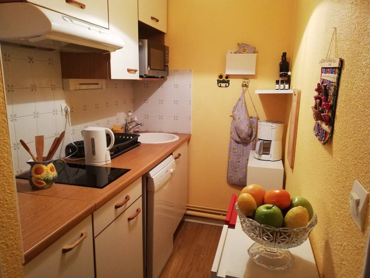 Appartement entier, Appartement 2 pièces cabine avec balcon, parking, animaux admis, Wi-Fi in Luchon-Superbagnères, Bagnères-de-Luchon
