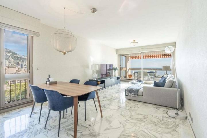 Location de vacances pour 6 personnes, avec Balcon et Terrasse ainsi que Piscine et Vue à Monte Carlo