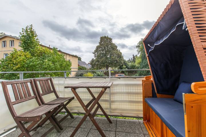 Appartement entier, Appartement 'Hafenbrise' avec vue sur la mer, balcon et chiens acceptés in Lauterbach (Rügen), Putbus