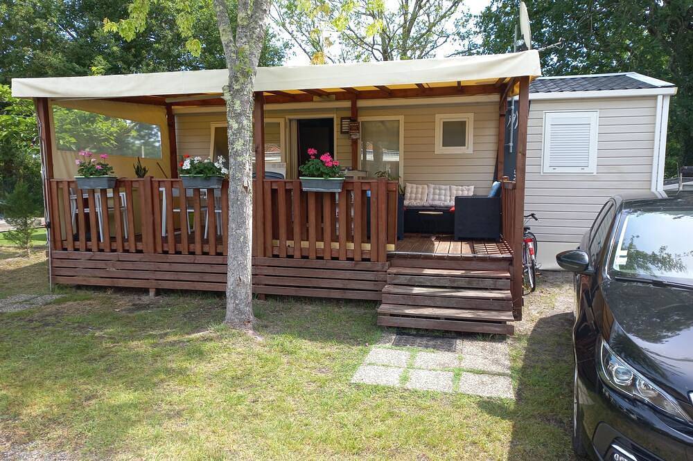 3-bedroom mobile home(2 beds 140) on the shores of Lake Biscarrosse in Parentis-en-Born, Côte d’Argent