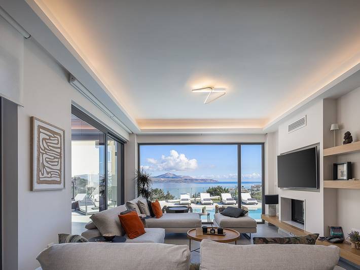 Location de vacances pour 8 personnes, avec jardin et balcon dans Kalyves - 4