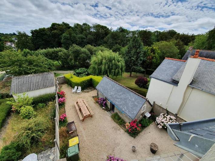 Maison de vacances pour 11 personnes, avec terrasse ainsi que jardin et vue, animaux acceptés