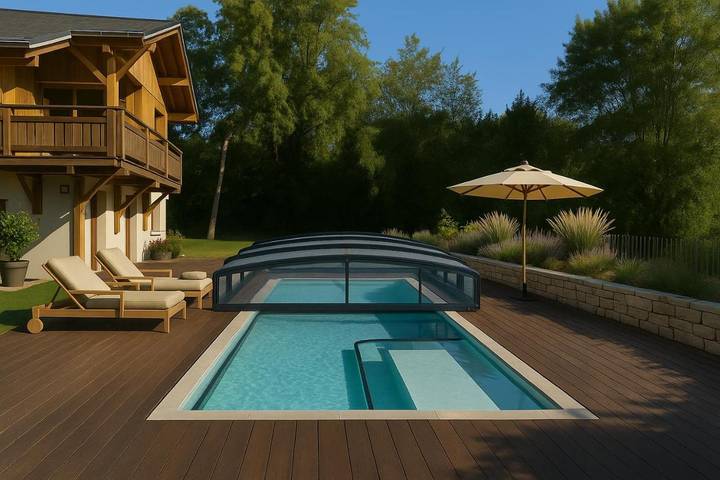 Gîte pour 11 personnes, avec jardin et sauna ainsi que piscine et vue, animaux acceptés à Le Saulcy - 3