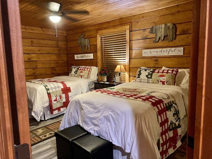 Blockhütte für 10 Personen, mit Balkon - 1