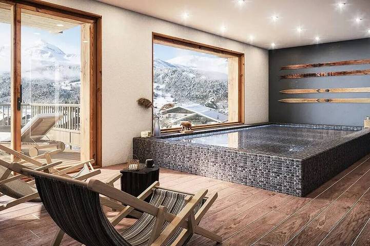 Gîte pour 6 personnes, avec balcon dans Office De Tourisme De Flumet - 4
