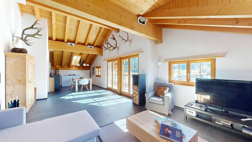 Ferienwohnung für 7 Personen, mit Ausblick und Balkon, mit Haustier in Zuoz - 2