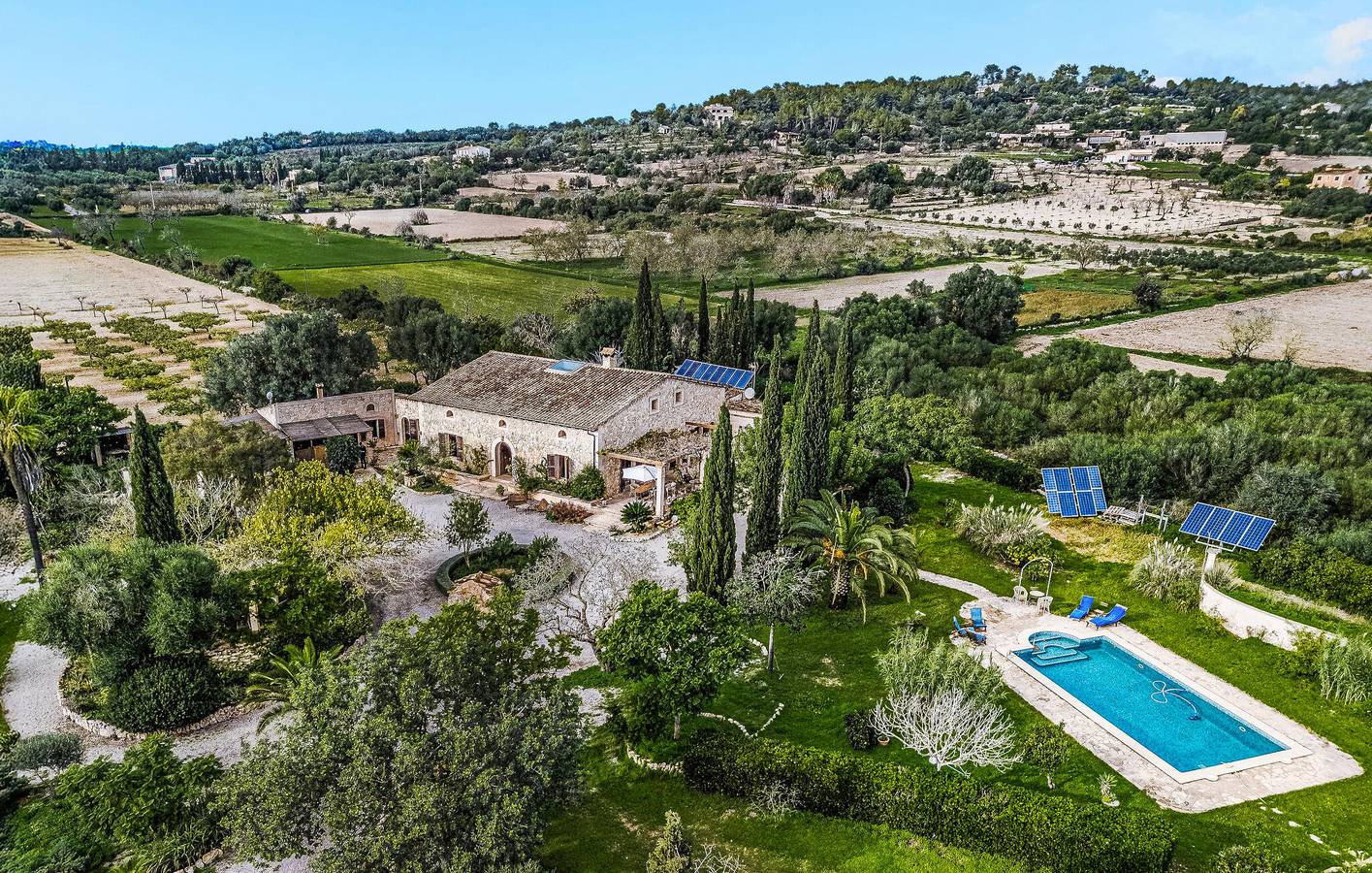 Modernes Apartment mit Terrasse und Pool in Porreres in Porreres, Mallorca Süden