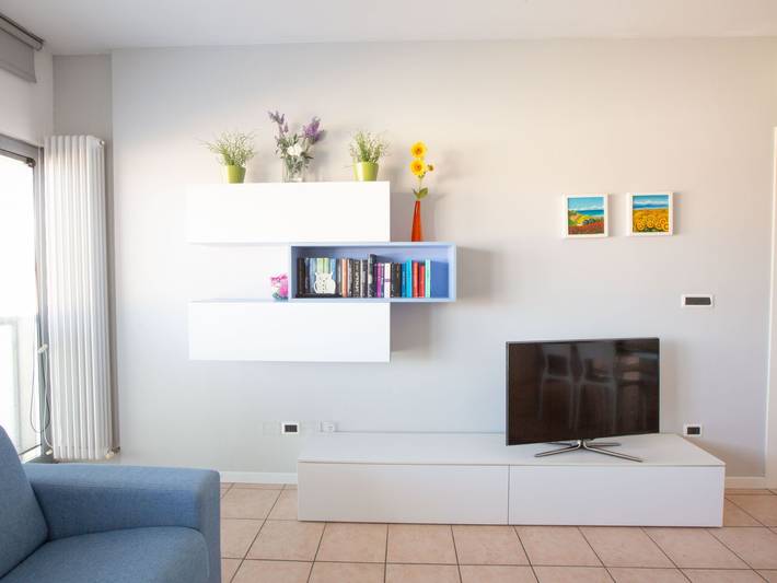 Apartamento entero, Wohnung mit Terrasse und Panoramablick in Bagni 30 Club Tre C, Senigallia (Municipality)