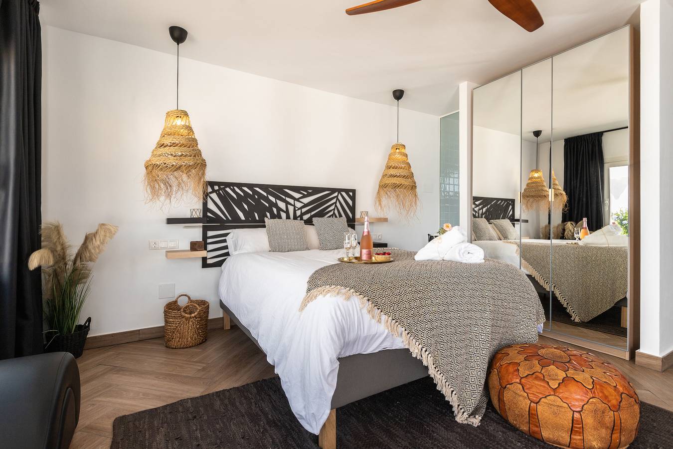 Gehele studio, Studio 'Luxury Mauresque Orquidea', Wi-Fi en airconditioning in de Riad Mauresque van Torremolinos in Torremolinos, Costa del Sol