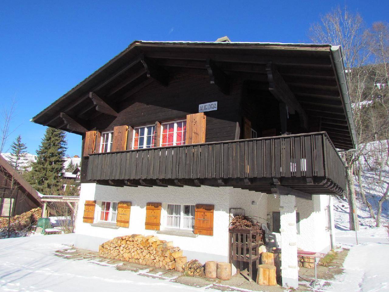 Casa de vacaciones para 8 personas con balcón in Sörenberg, Flühli