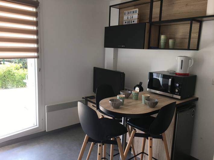 Gîte pour 3 personnes, avec terrasse à Merville-Franceville-Plage - 4