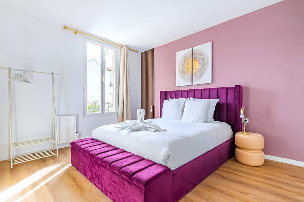 Entire apartment, Colorful apartment 5 minutes from Paris in Bagnolet, Seine-Saint-Denis