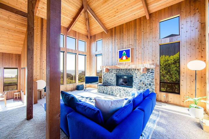 Vacation rental for 6 people, with yard and sauna as well as terrace in Sea Ranch