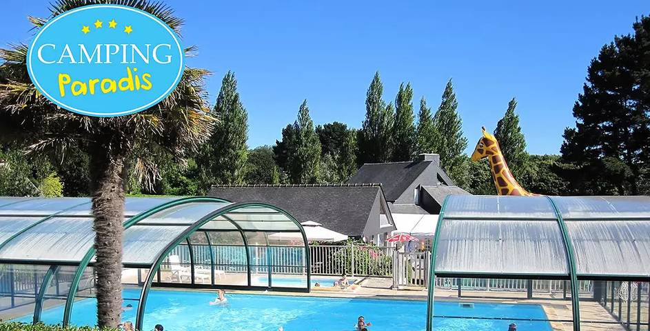 Camping pour 4 personnes, avec piscine et terrasse