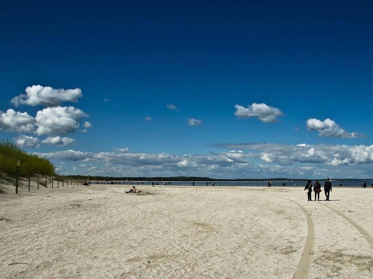 Auf einer Insel in Swinemünde, Stettiner Haff