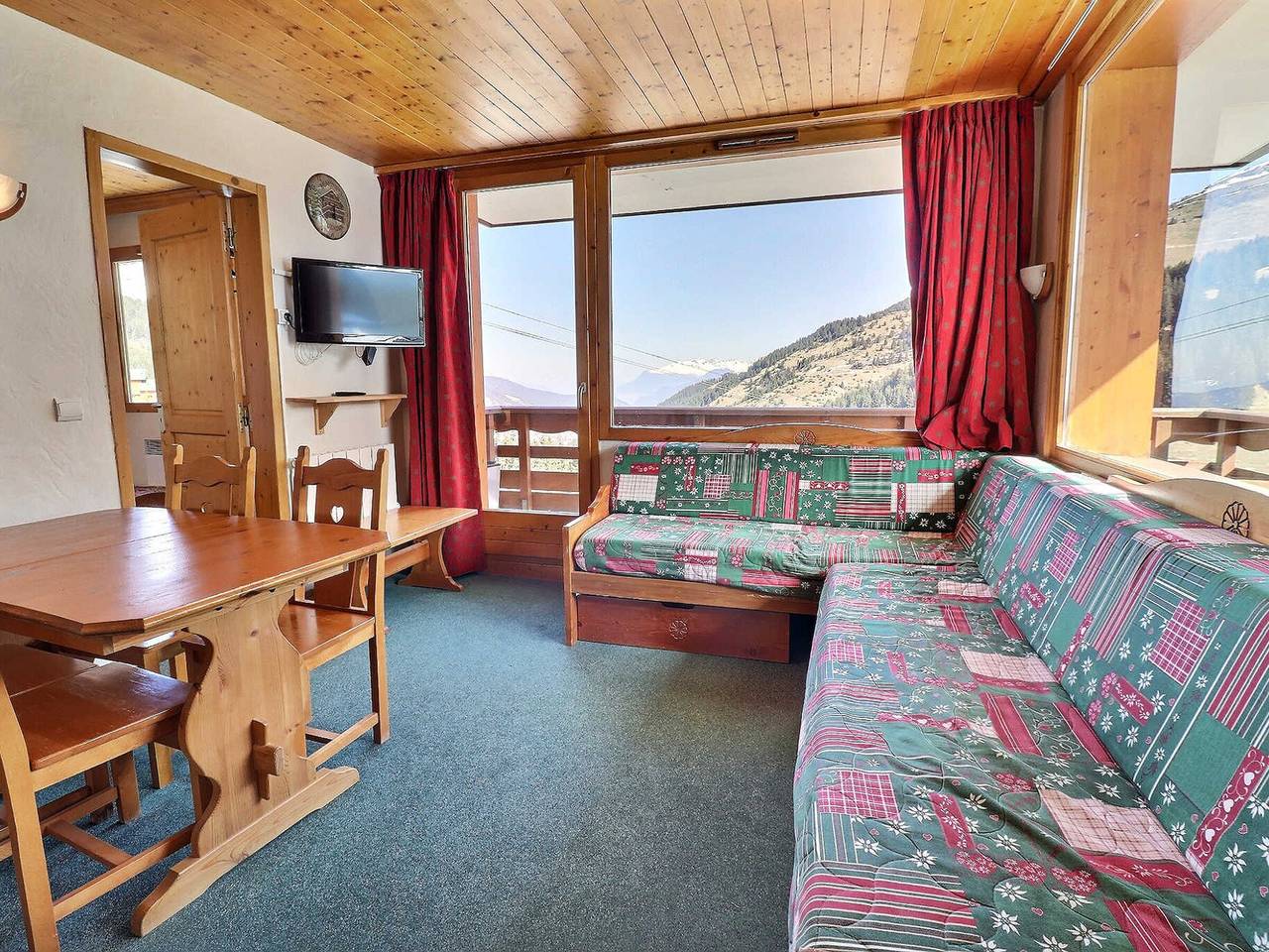 Ganze Wohnung, Charmante 2-Zimmer-Wohnung Méribel, 4 Pers, Balkon, Wifi in Méribel-Mottaret, Les Allues