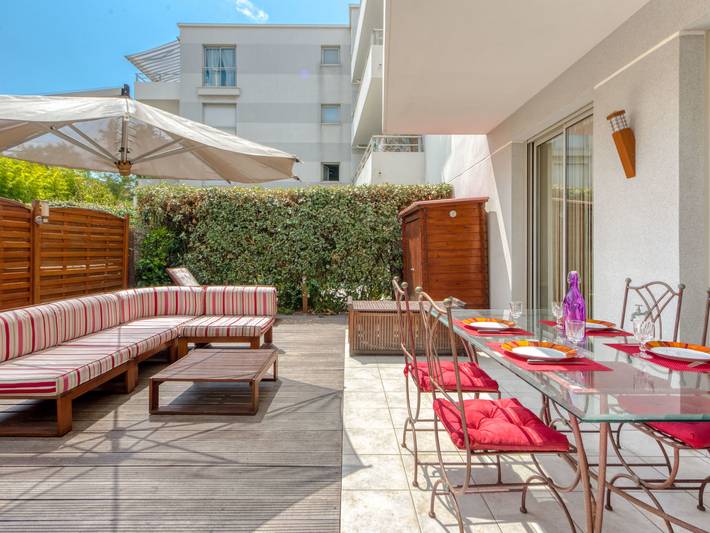 Location de vacances pour 4 personnes, avec Terrasse dans Cap d’Antibes