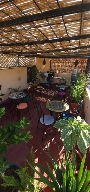Riad pour 2 personnes, avec vue et jardin, adapté aux familles à Fès