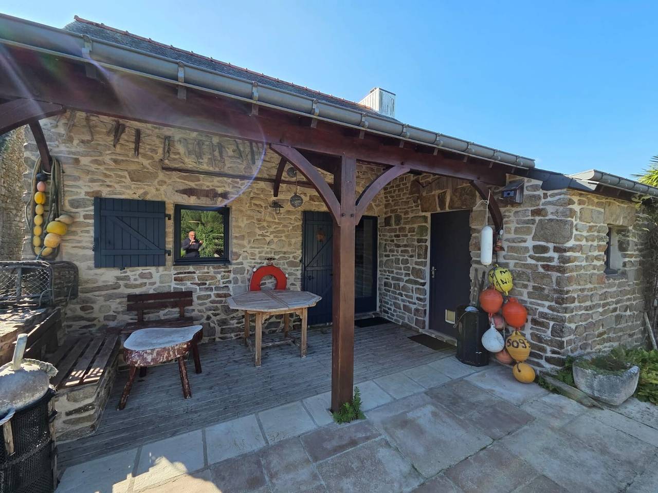 Casa de vacaciones 'Maison Ty Bao' con terraza y Wi-Fi in Sarzeau, Côte des Mégalithes