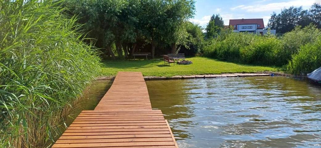 Apartament wakacyjny dla 4 osób, z ogród i widok w Niegocin