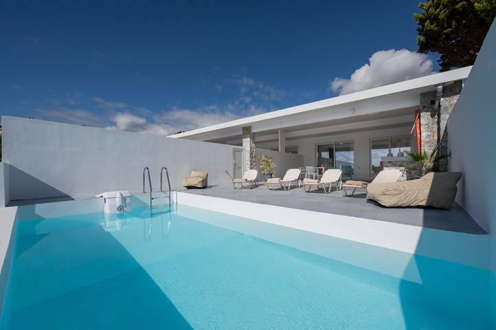 Villa für 4 Personen, mit Meerblick und Balkon sowie Terrasse auf Kreta