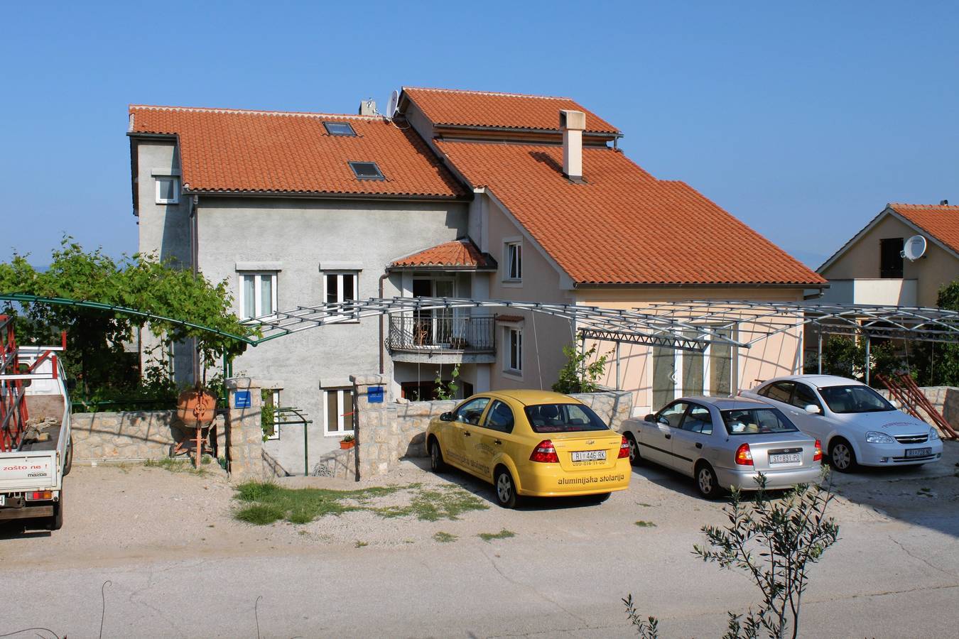 Ganze Wohnung, Studio flat with terrace and sea view Njivice, Krk As-5458-b in Njivice, Krk