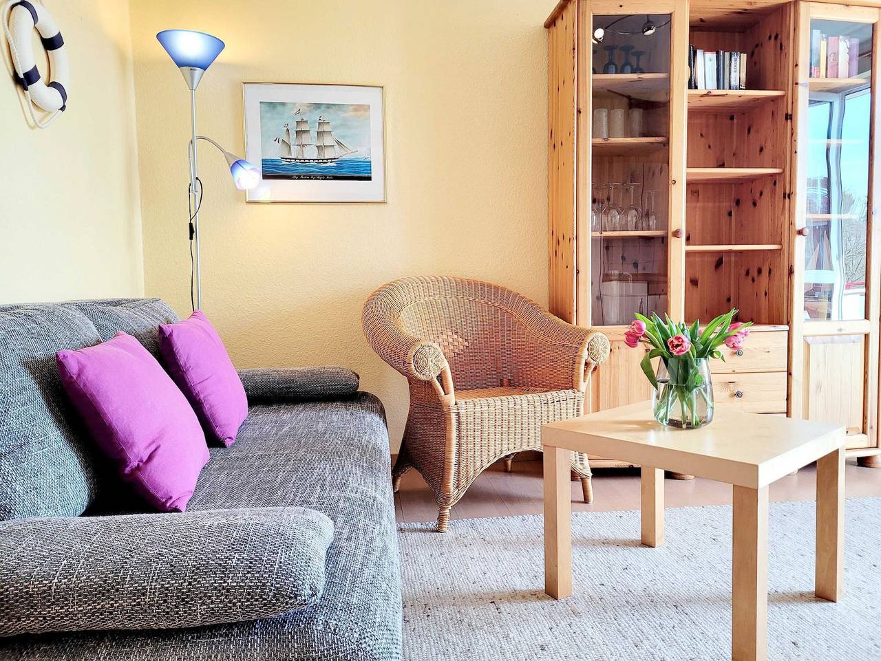 Meerglück im Dünengarten mit Balkon & Meerblick Ofc 20 - 2-Raum-Fewo (2 Pers.+ 1 Kind) mit Balkon & Meerblick in Ostseebad Kühlungsborn, Kühlungsborn
